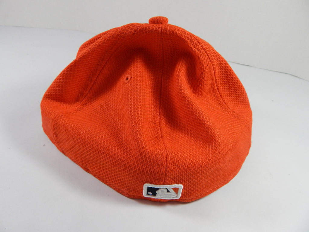 2017 Detroit Tigers Alex Wilson #30 Game Issued Pos Used Orange Hat ST 0 Pic2
