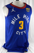 2020-21 Denver Nuggets Greg Whittington #3 Game Issued Blue Jersey Statement 2