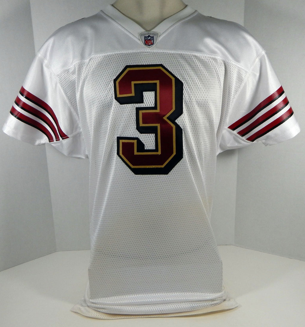 2008 San Francisco 49ers #3 Game Issued White Jersey DP08194 Pic2