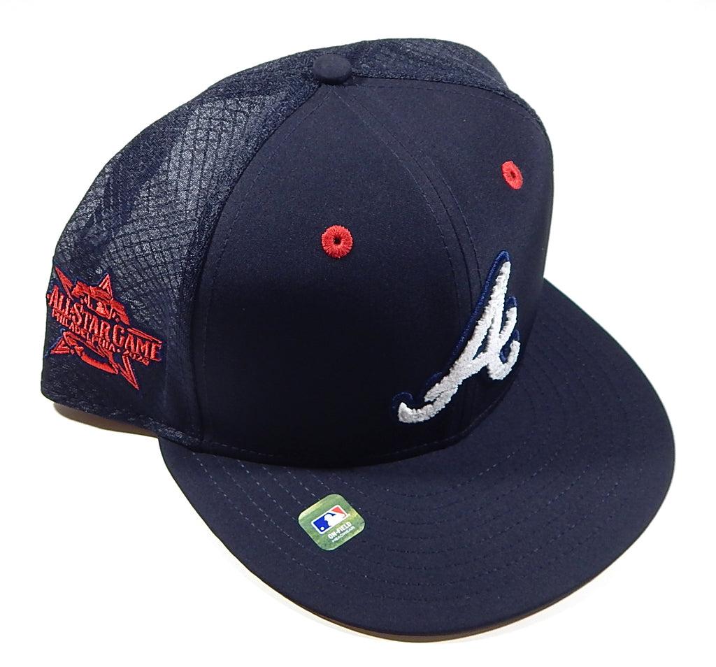 2026 MLB All Star Game Atlanta Braves New Era 5950 Mesh Hat Cap Navy 7 7/8