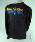 2012-13 New Orleans Hornets Team Issued Grey Longsleeve Training Shirt LT 74