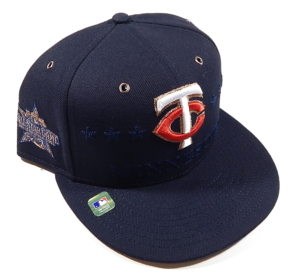 2026 MLB All Star Game Minnesota Twins New Era 5950 Fitted Hat Cap Navy 7 1/8