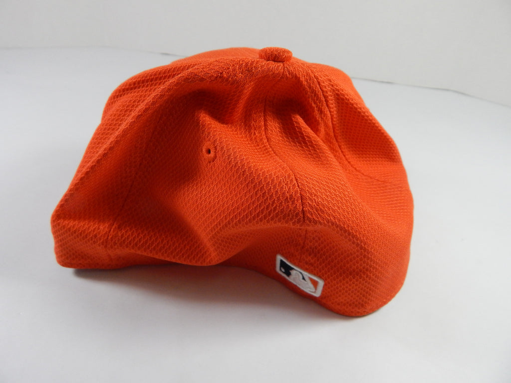 2017 Detroit Tigers #63 Game Issued Pos Used Orange Hat Spring Training 7.375 3 Pic2