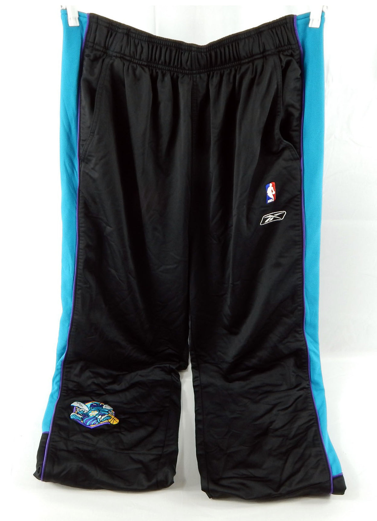 2005-06 Charlotte Hornets Rasual Butler #45 Game Used Black Warm Up Pants 2XL 4
