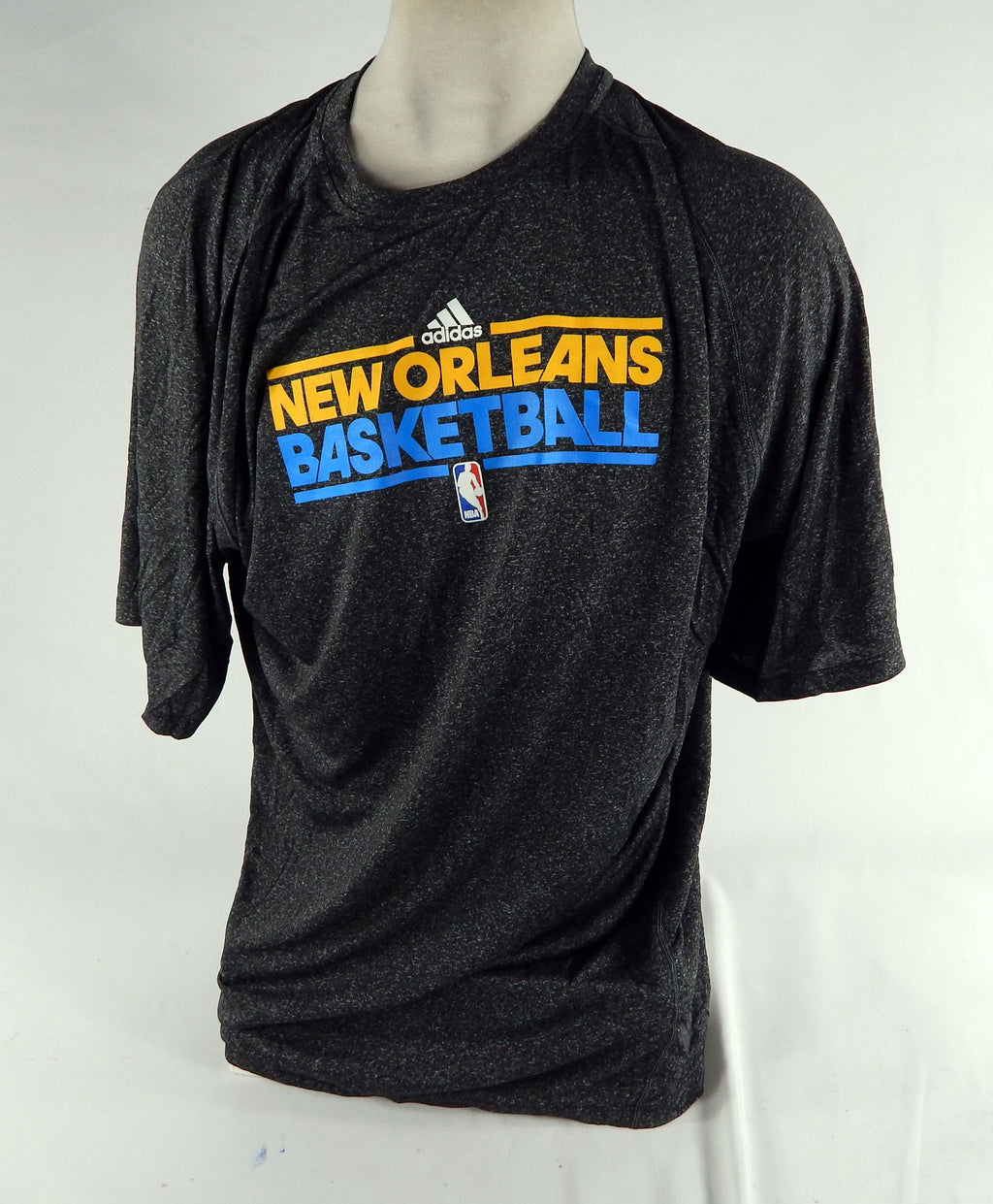 2012-13 New Orleans Hornets Team Issued Grey Longsleeve Training Shirt 3XLT 578