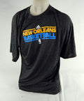 2012-13 New Orleans Hornets Team Issued Grey Longsleeve Training Shirt 3XLT 578