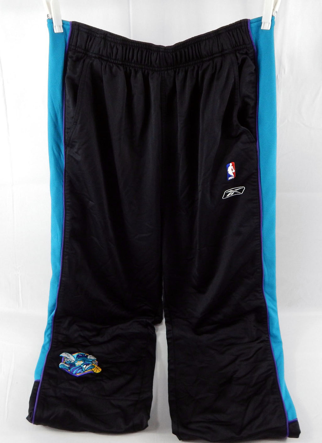 2005-06 Charlotte Hornets Rasual Butler #45 Game Used Black Warm Up Pants 2XL 4 Pic2
