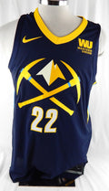 2017-18 Denver Nuggets Richard Jefferson #22 Game Issued Navy Jersey City 48 352