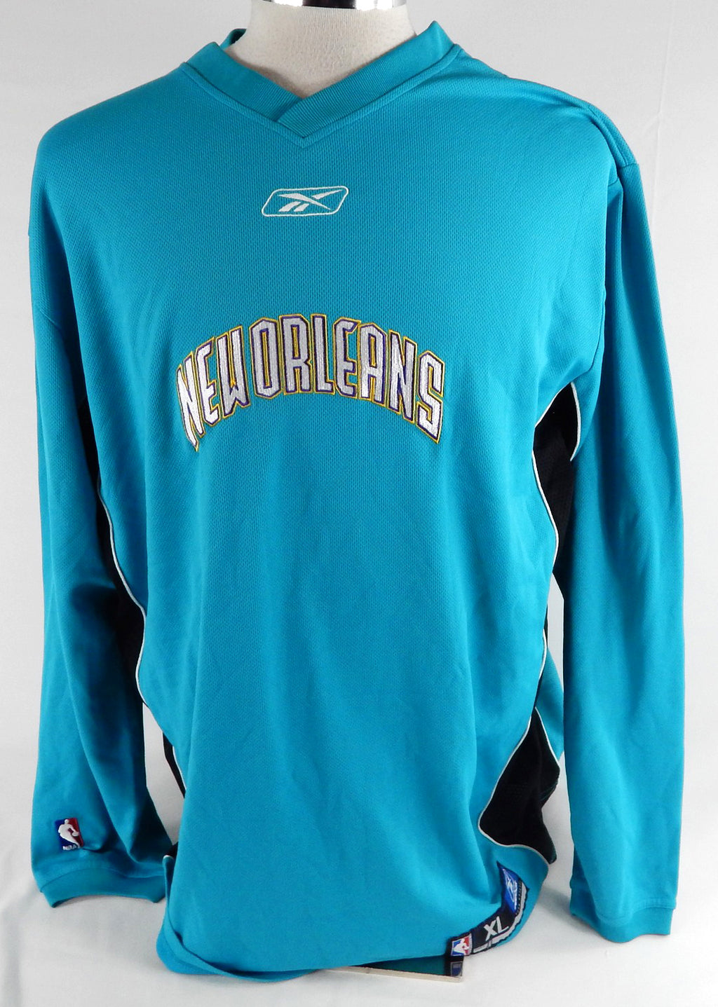 2002-06 New Orleans Hornets #11 Game Used Teal Shooting Shirt XL 802