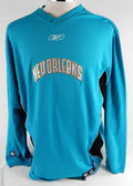 2002-06 New Orleans Hornets #11 Game Used Teal Shooting Shirt XL 802