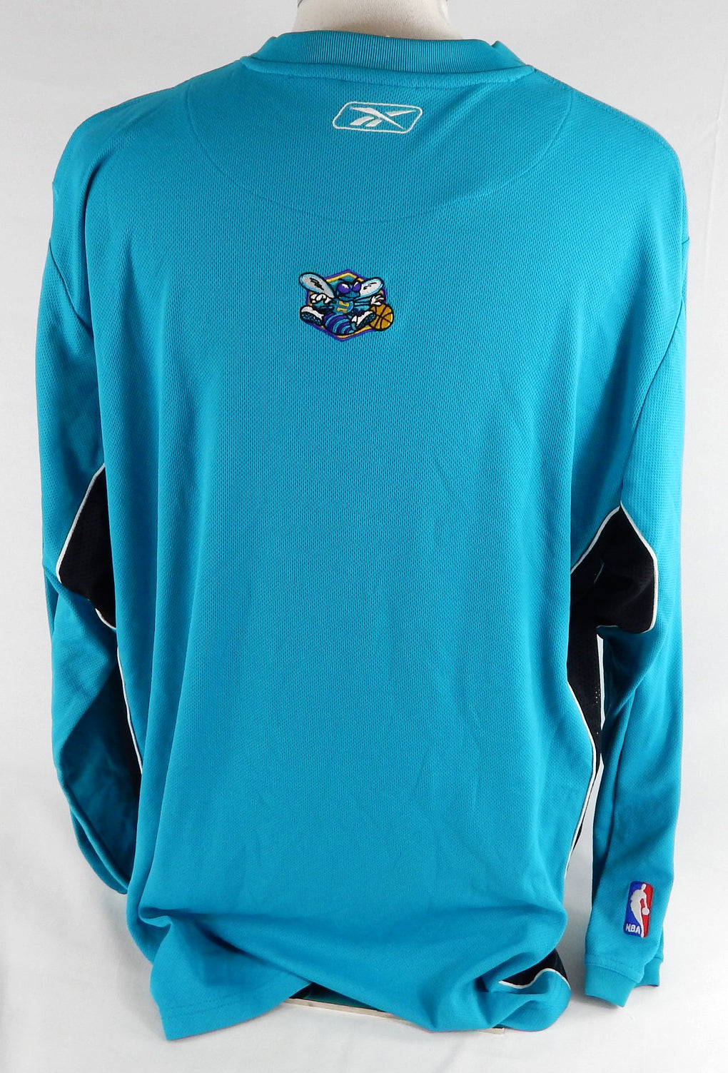 2002-06 New Orleans Hornets #11 Game Used Teal Shooting Shirt XL 802 Pic2