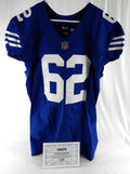 2022 Indianapolis Colts Wesley French #62 Game Issued Blue Jersey 46 987