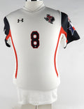 2015 Texas Tech Red Raiders #8 Game Used White Jersey Womens Soccer S 672
