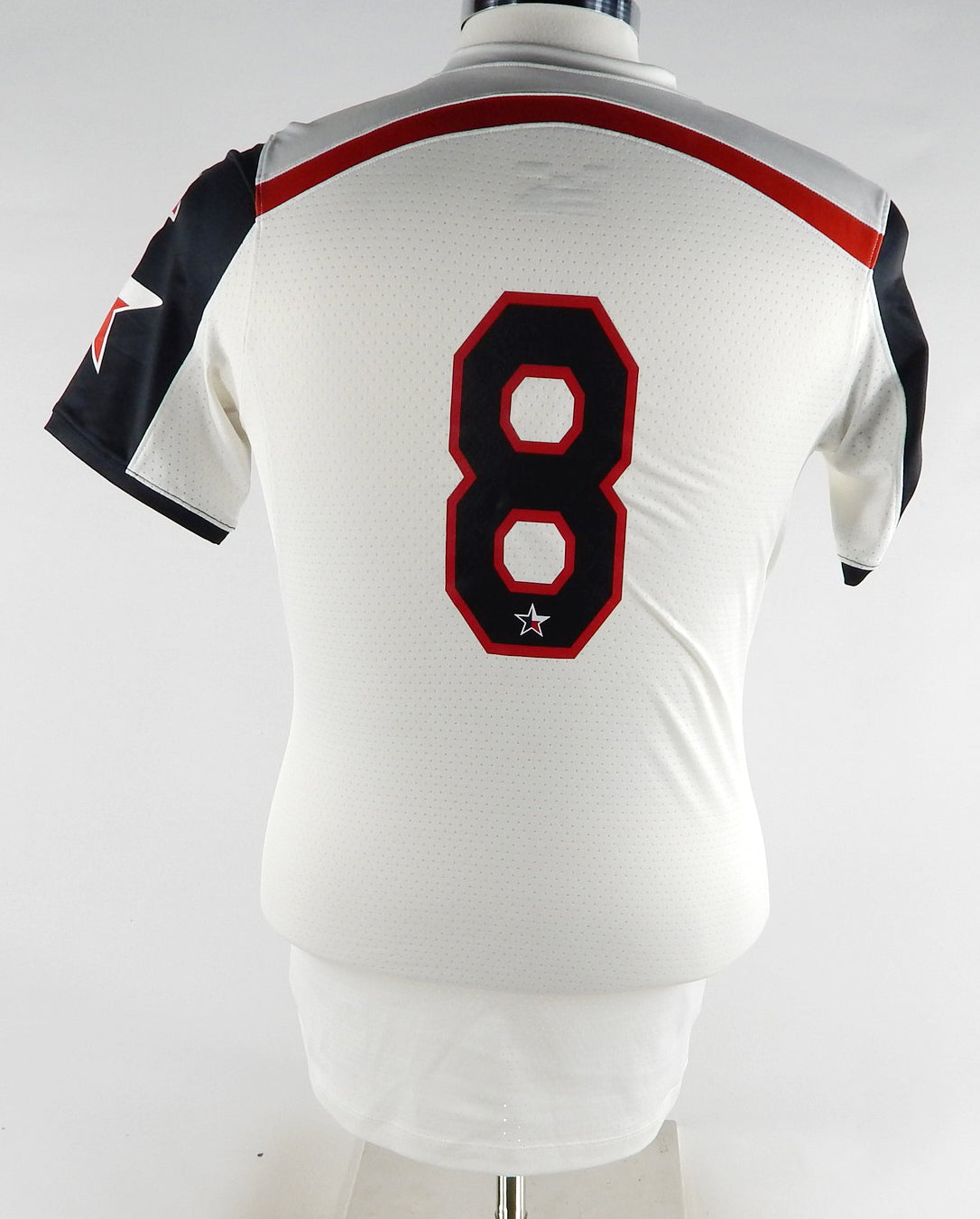 2015 Texas Tech Red Raiders #8 Game Used White Jersey Womens Soccer S 672 Pic2