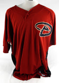 2007-10 Arizona Diamondbacks Tony Clark #34 Game Used Red Jersey ST BP52 426