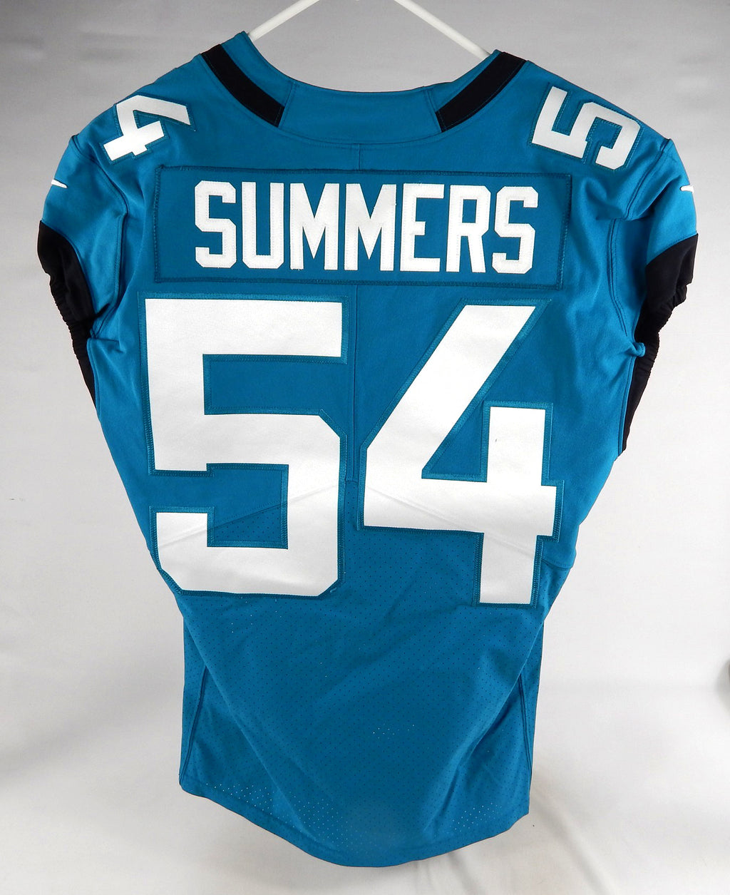2021 Jacksonville Jaguars Ty Summers #54 Game Issued Blue Jersey 42 158