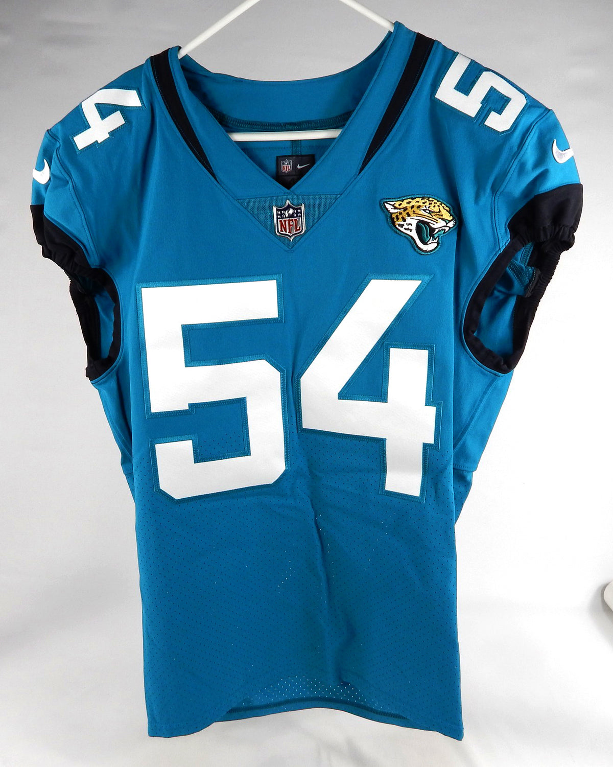 2021 Jacksonville Jaguars Ty Summers #54 Game Issued Blue Jersey 42 158 Pic2