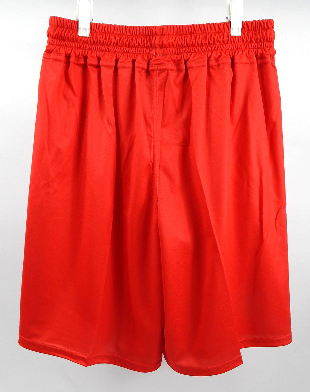 2023-24 Delaware Blue Coats Game Issued Red Shorts Red Cross Night L 761 Pic2