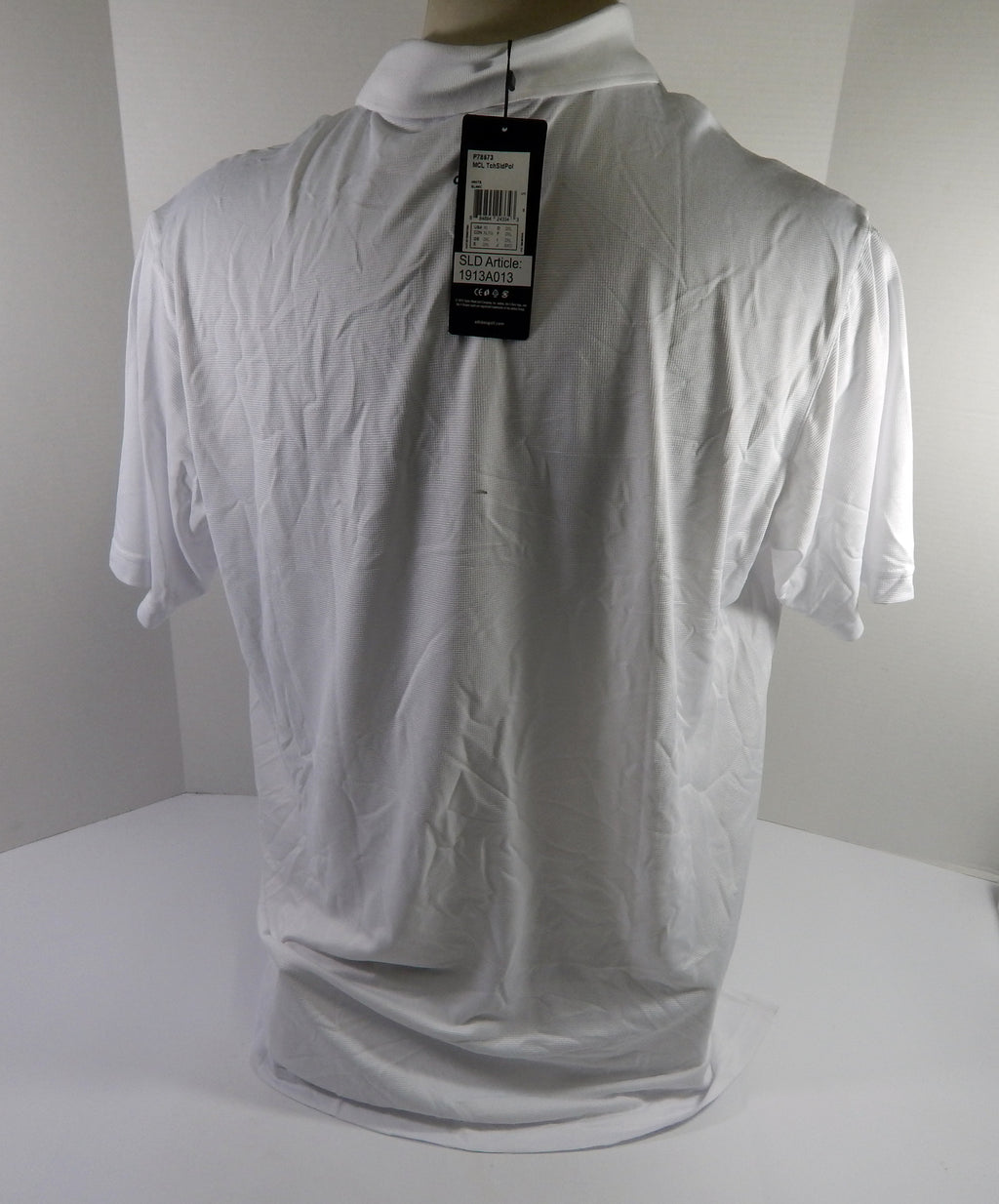 2012-13 Charlotte Bobcats Team Issued White Polo Shirt XL DP52258 Pic2