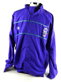 2001-02 Charlotte Hornets PJ Brown #42 Game Used Purple Warm Up Jacket 911 P2