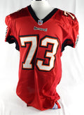 1997-00 Tampa Bay Buccaneers Frank Middleton #73 Game Used Red Jersey 48 800
