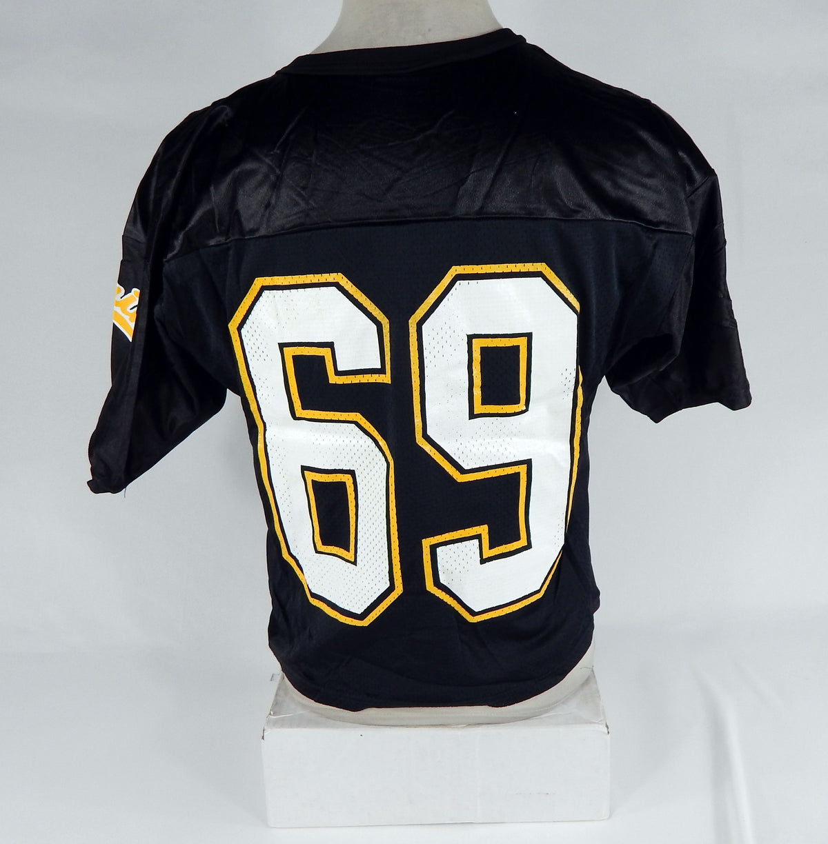 Marin Football #69 Game Used Black Jersey XL DP66607 Pic2