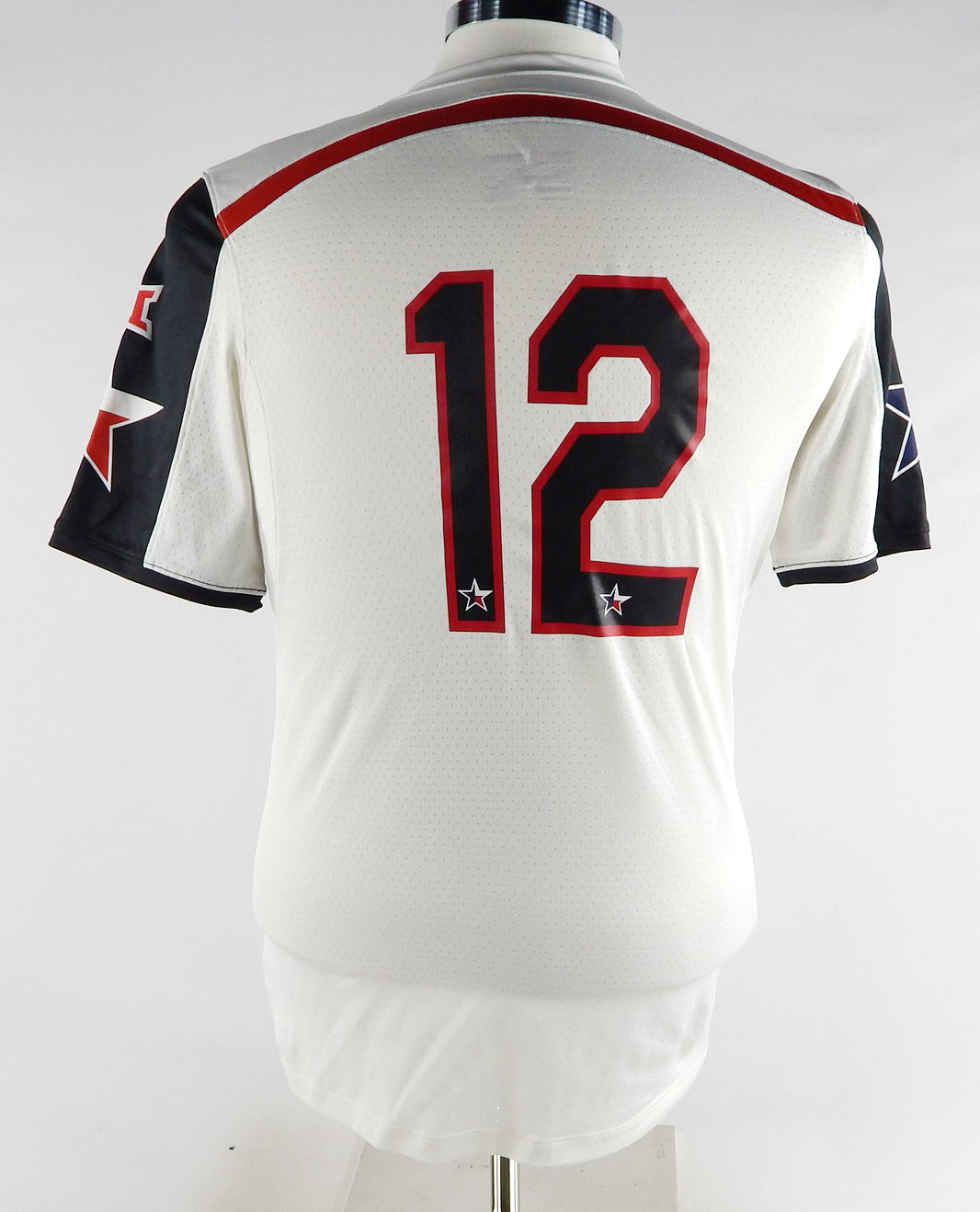 2015 Texas Tech Red Raiders #12 Game Used White Jersey Womens Soccer M 676 Pic2