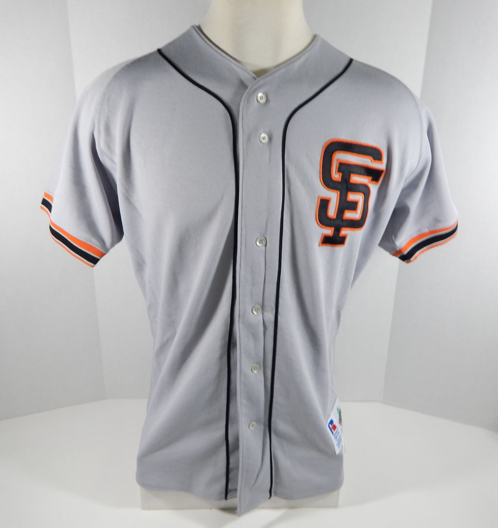 1993 San Francisco Giants Steve Scarsone #23 Game Used Grey Jersey DP03974 Pic2