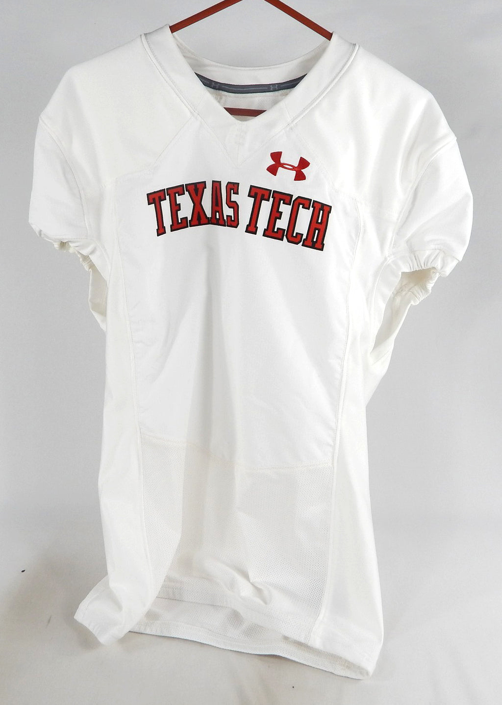 2019 Texas Tech Red Raiders Blank Game Issued White Jersey 46 499