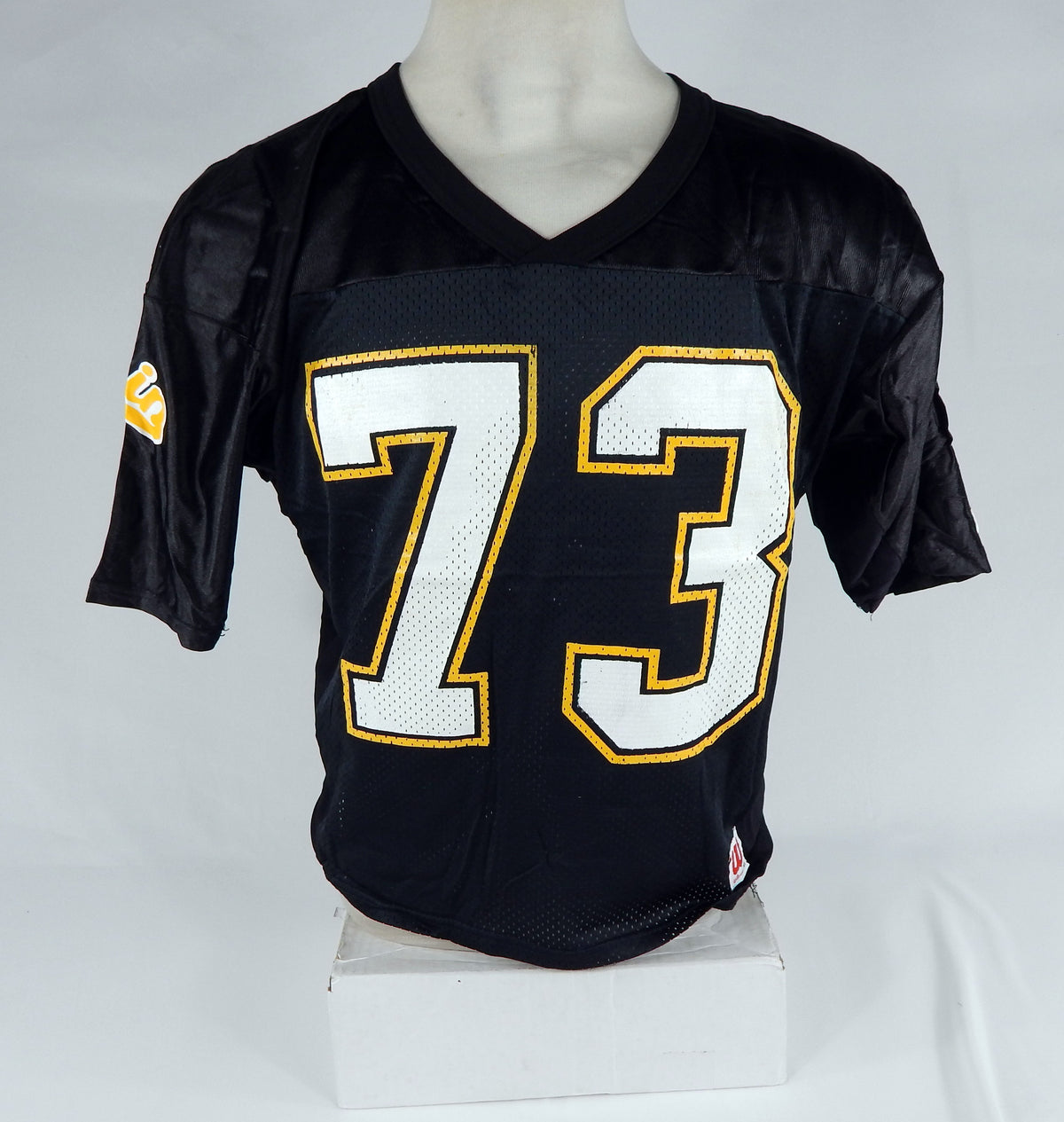 Marin Football #73 Game Used Black Jersey XL DP66611
