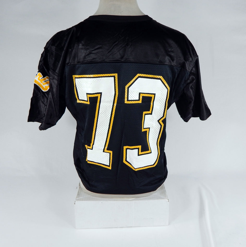 Marin Football #73 Game Used Black Jersey XL DP66611 Pic2