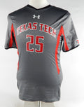 2015 Texas Tech Red Raiders #25 Game Used Grey Jersey Womens Soccer M 683