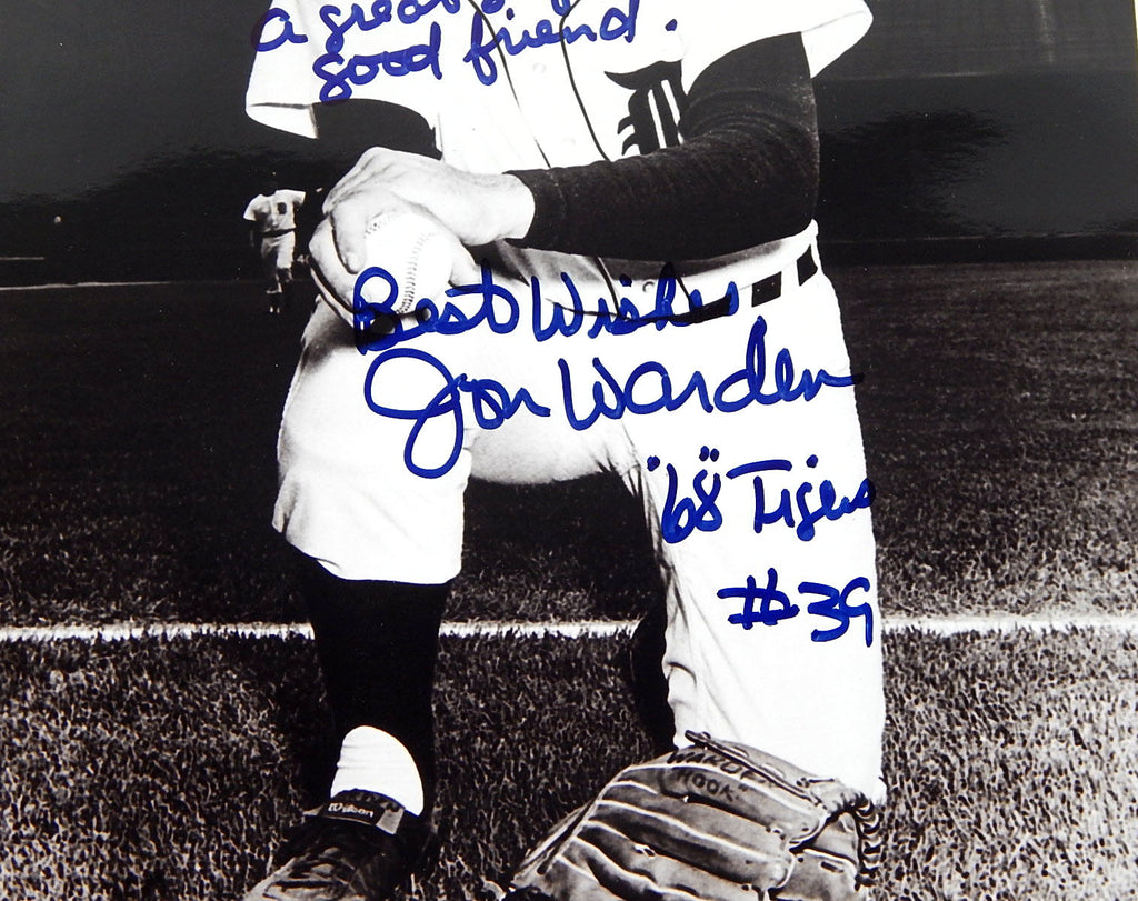 Jon Warden Signed B&W Photo 8x10 Auto Autograph Pic2