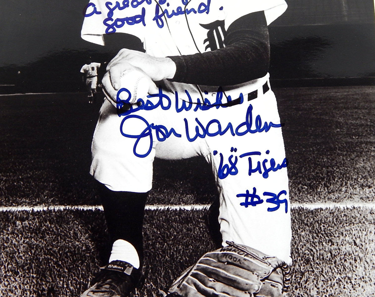 Jon Warden Signed B&W Photo 8x10 Auto Autograph Pic2
