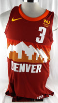 2020-21 Denver Nuggets Shaquille Harrison #3 Game Issued Red Jersey City 46 361