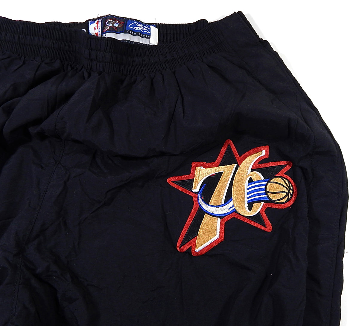Philadelphia 76'ers Reebok Team Issued Warm Up Pants Black Size 38 Pic2