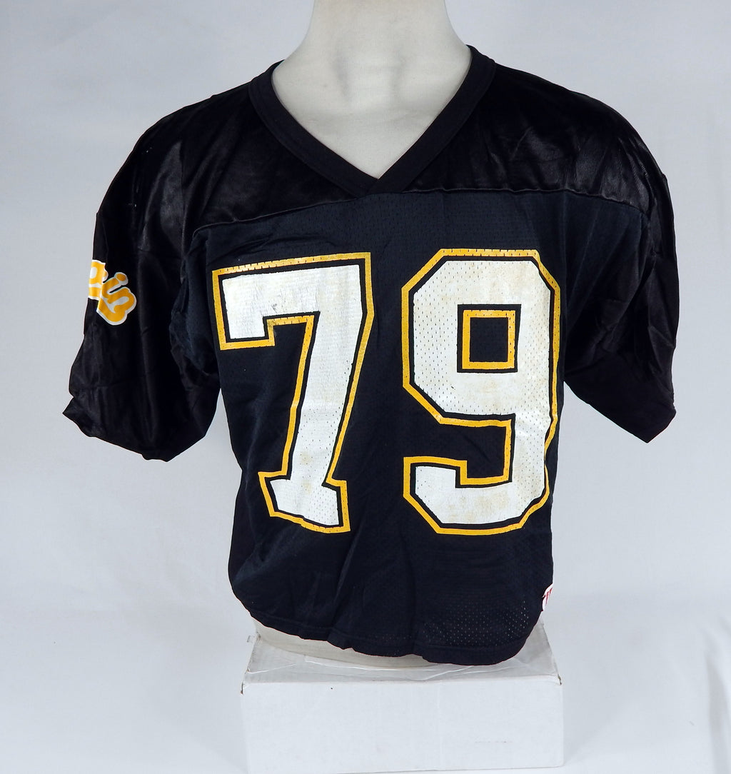 Marin Football #79 Game Used Black Jersey XL DP66613
