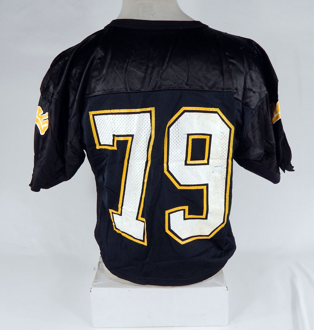 Marin Football #79 Game Used Black Jersey XL DP66613 Pic2