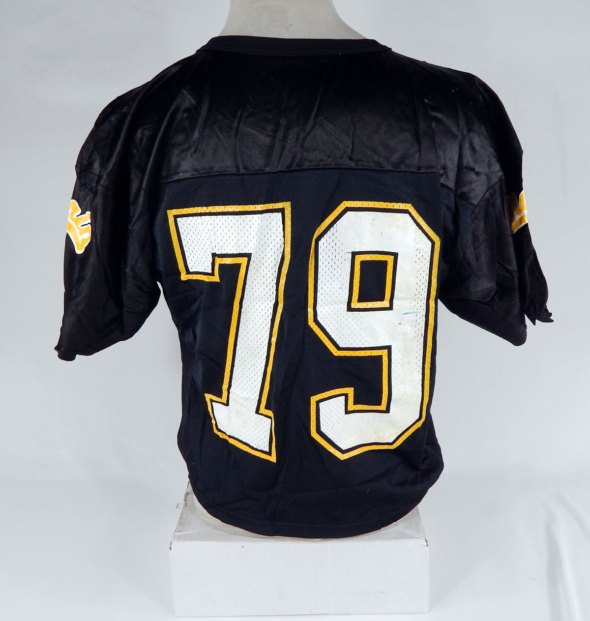 Marin Football #79 Game Used Black Jersey XL DP66613 Pic2