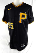 2024 Pittsburgh Pirates Stephen Morales #95 Game Issued Pos Used Black Jersey 3