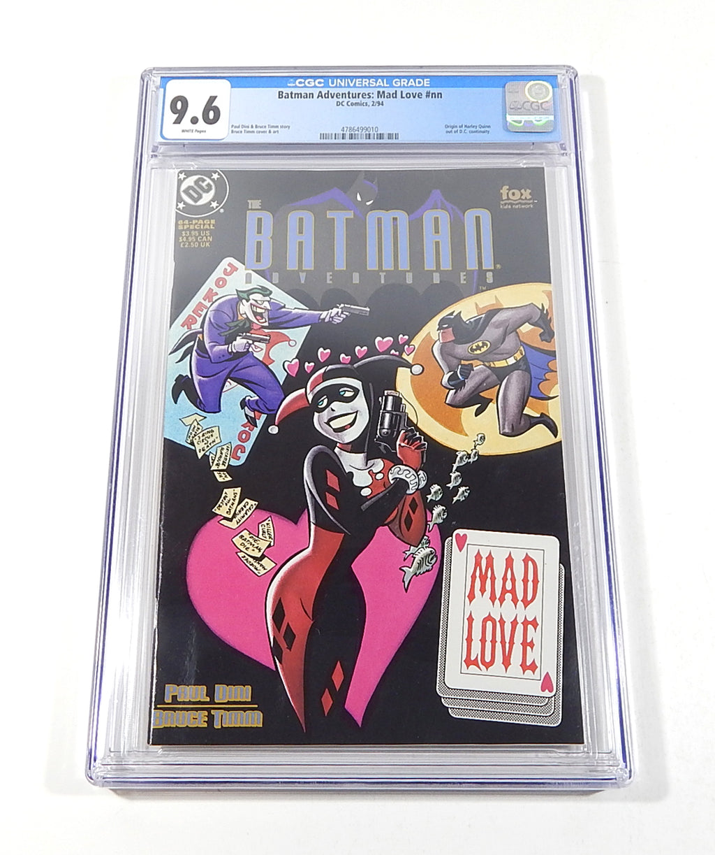 Batman Adventures Mad Love Special DC 1994 Harley Quinn App White Pages CGC 9.6