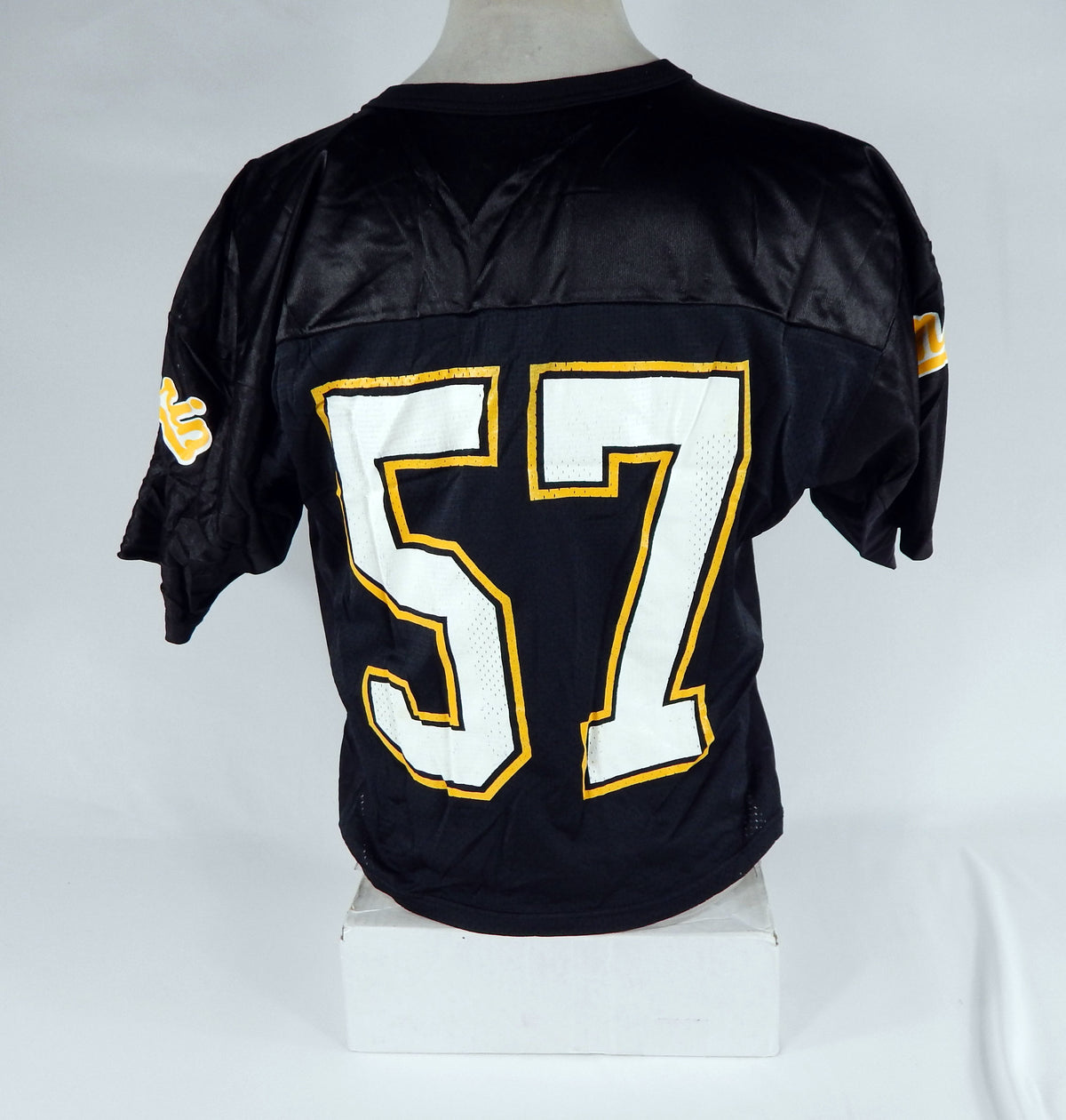 Marin Football #57 Game Used Black Jersey XL DP66614 Pic2