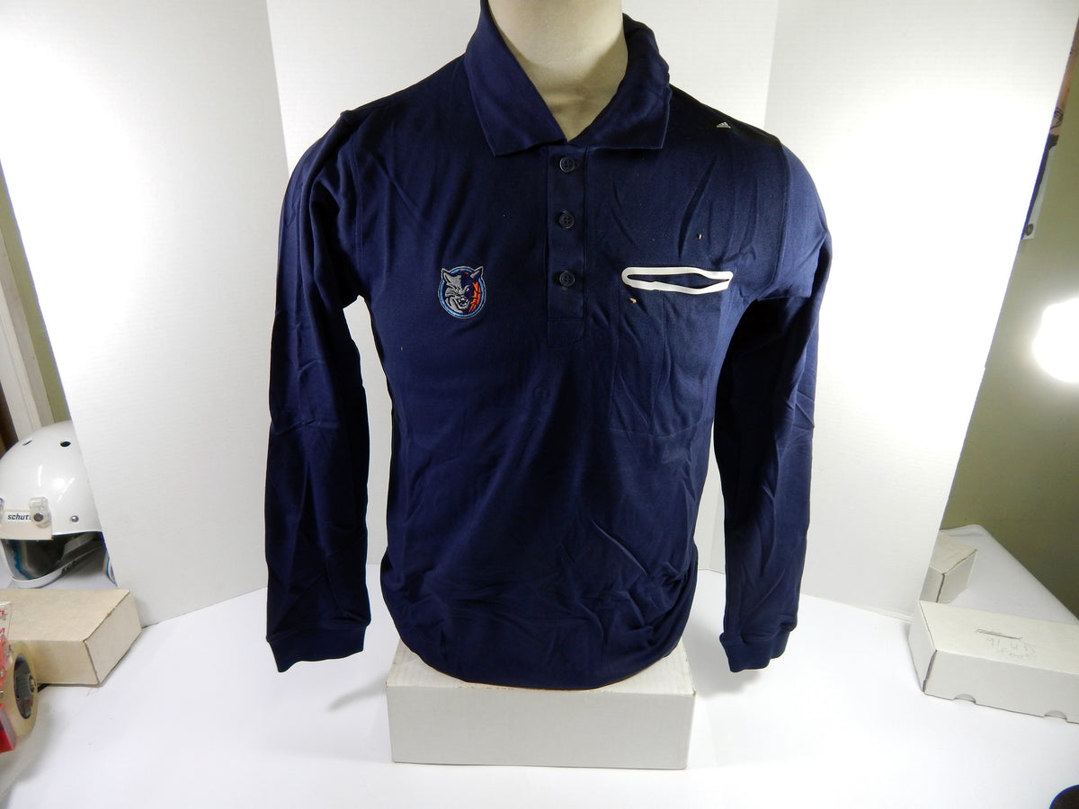 2013-14 Charlotte Bobcats Team Issued Navy Polo Shirt M DP52269