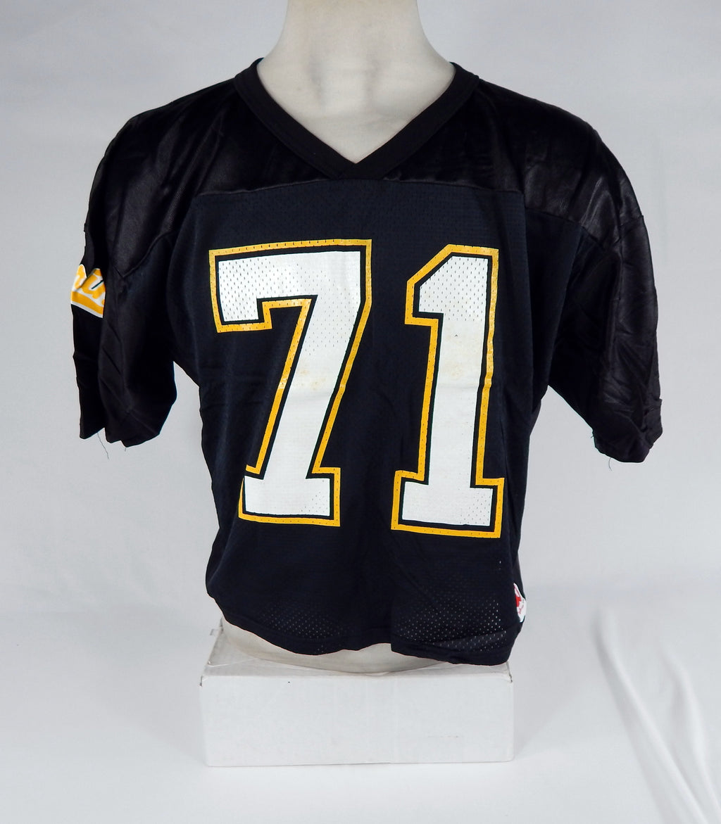 Marin Football #71 Game Used Black Jersey 2XL DP66615