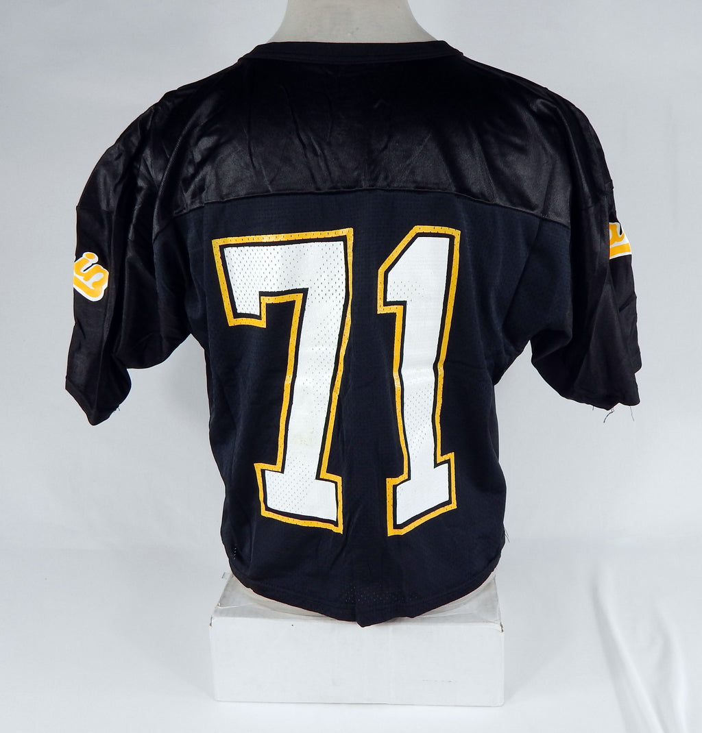 Marin Football #71 Game Used Black Jersey 2XL DP66615 Pic2