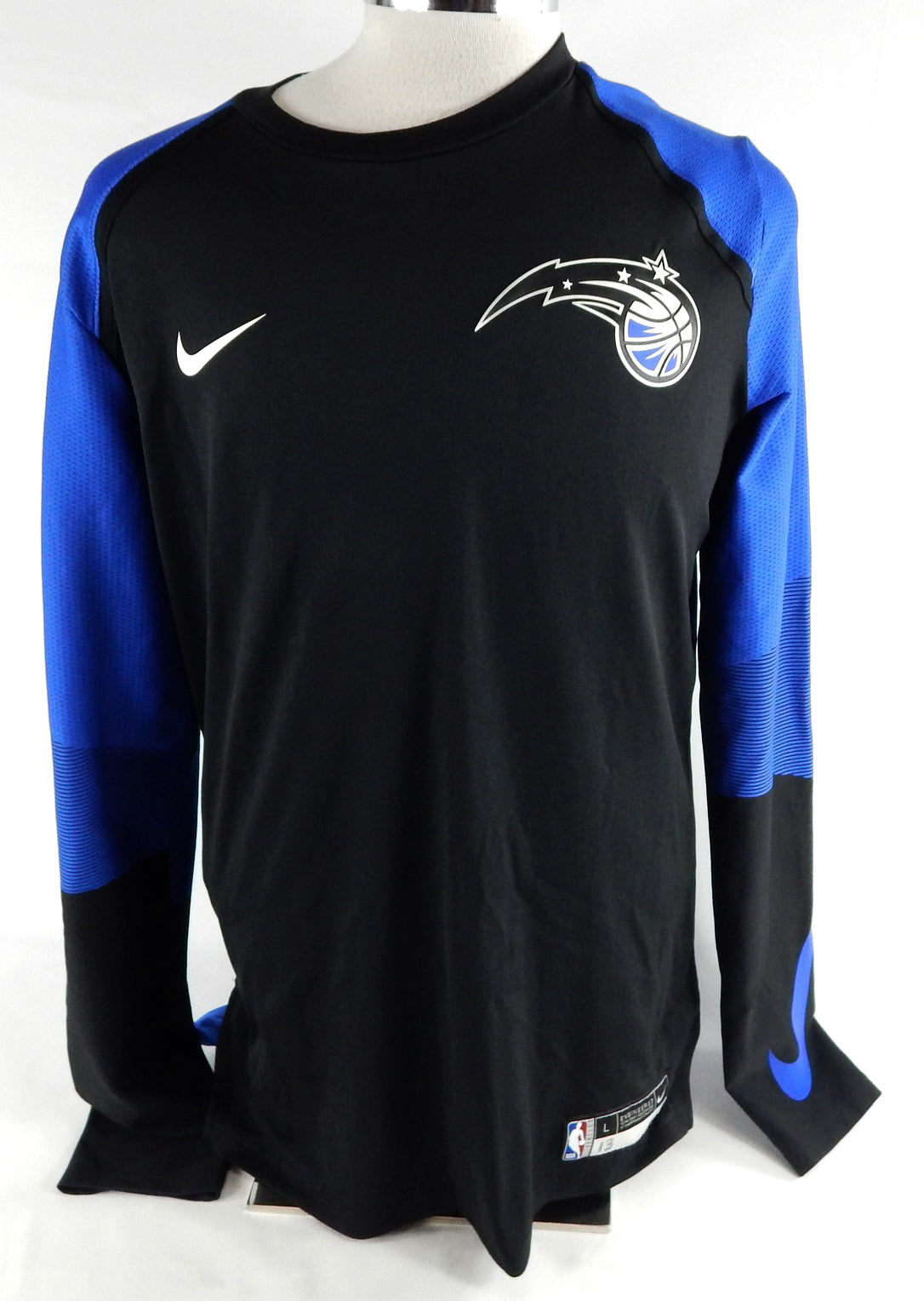 2018-19 Orlando Magic Isaiah Briscoe #13 Game Used Black Shooting Shirt L 810