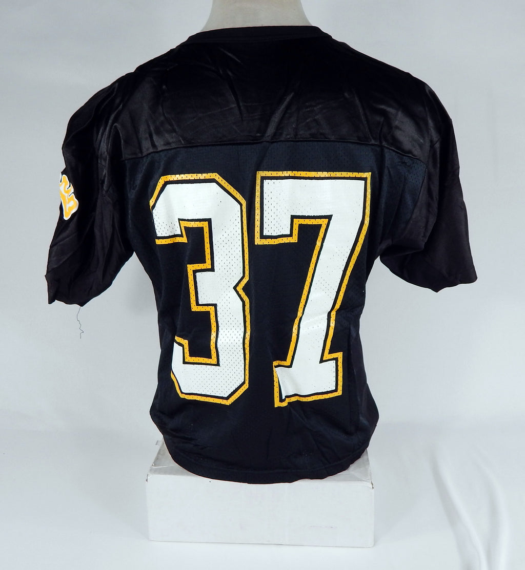 Marin Football #37 Game Used Black Jersey XL DP66616 Pic2