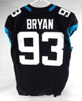 2020 Jacksonville Jaguars Taven Bryan #93 Game Issued Black Jersey 44 DP74270