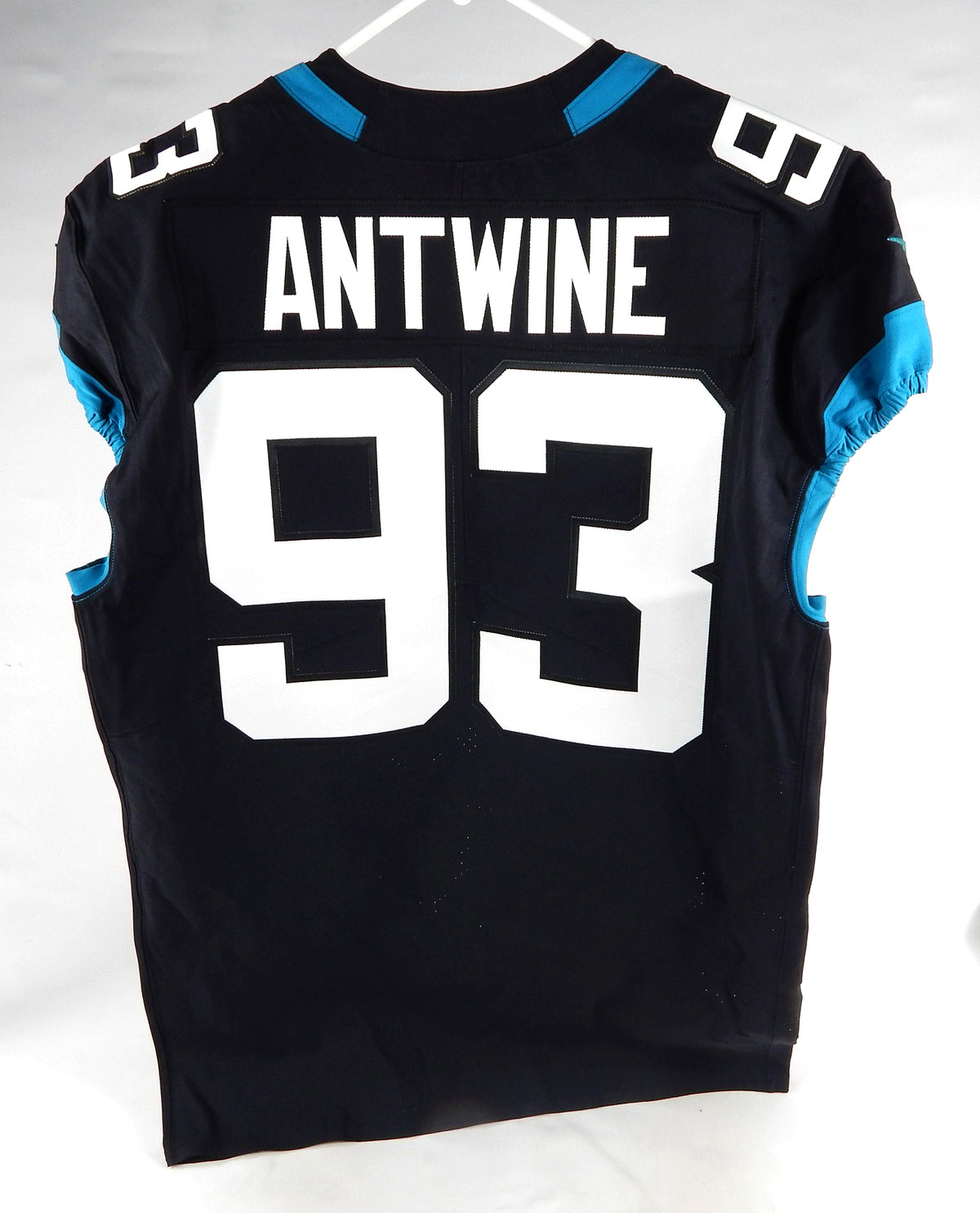 2020 Jacksonville Jaguars Israel Antwine #93 Game Issued Black Jersey 48 DP74271