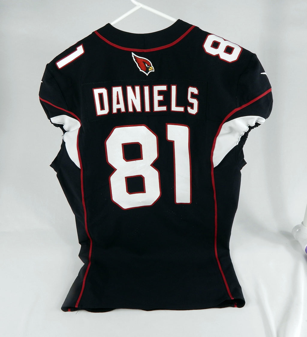2017 Arizona Cardinals Darrell Daniels #81 Game Issued Black Jersey 44+4 DP66218